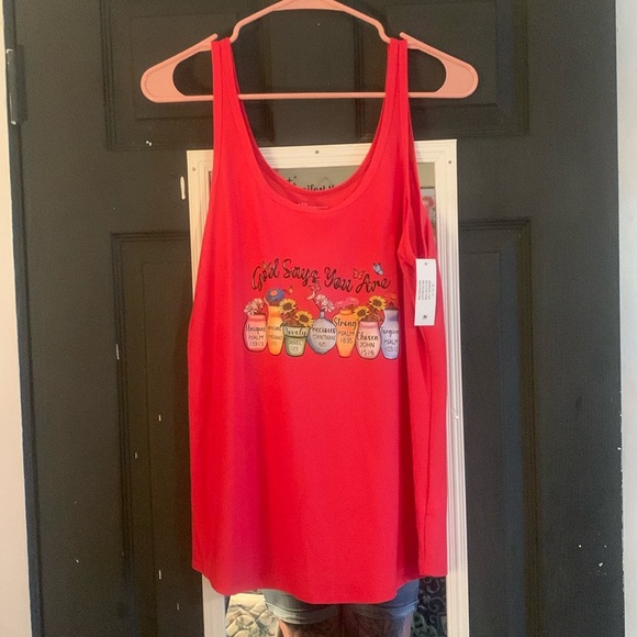 XL sleeveless, TaylorMade by CAT,  PICTURES Butterflies with GOD SAYS YOU ARE …. - Picture 1 of 3